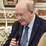 Il dottore Lamberti all'evento sociale alla chiesa del Carmine
